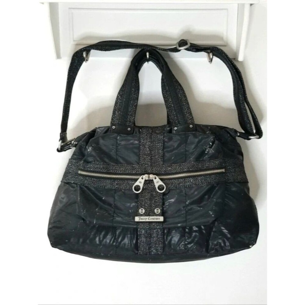 Rare Vintage 2010 Juicy Couture "Splash & Glitter" Weekender Duffle Bag